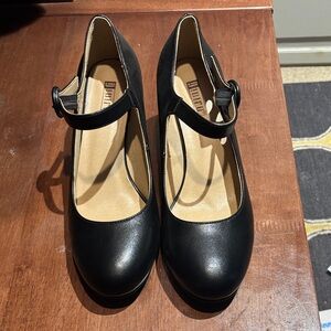 IDIFU Black Mary Jane Heels
